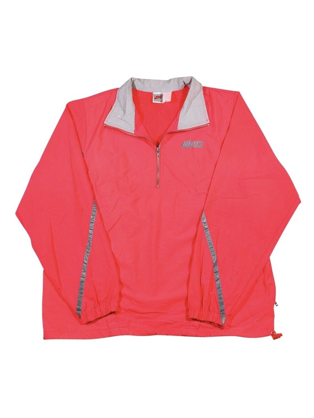 Vintage Nike Gray Tag Rain Wind 90s Pink Gray Jacket Size X-Large